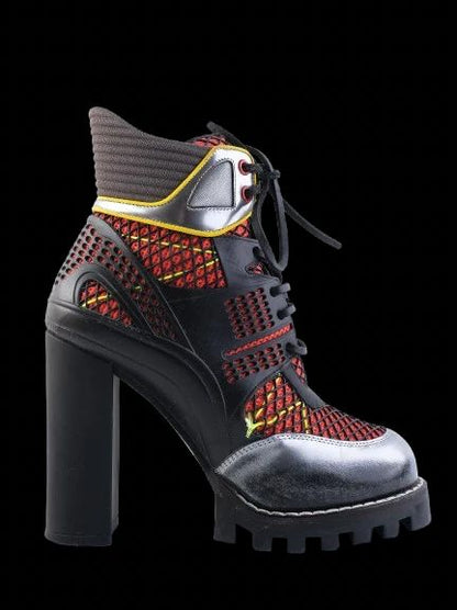 Louis Vuitton WomenÕs High-Heeled Platform Boot Size 38 Excellent