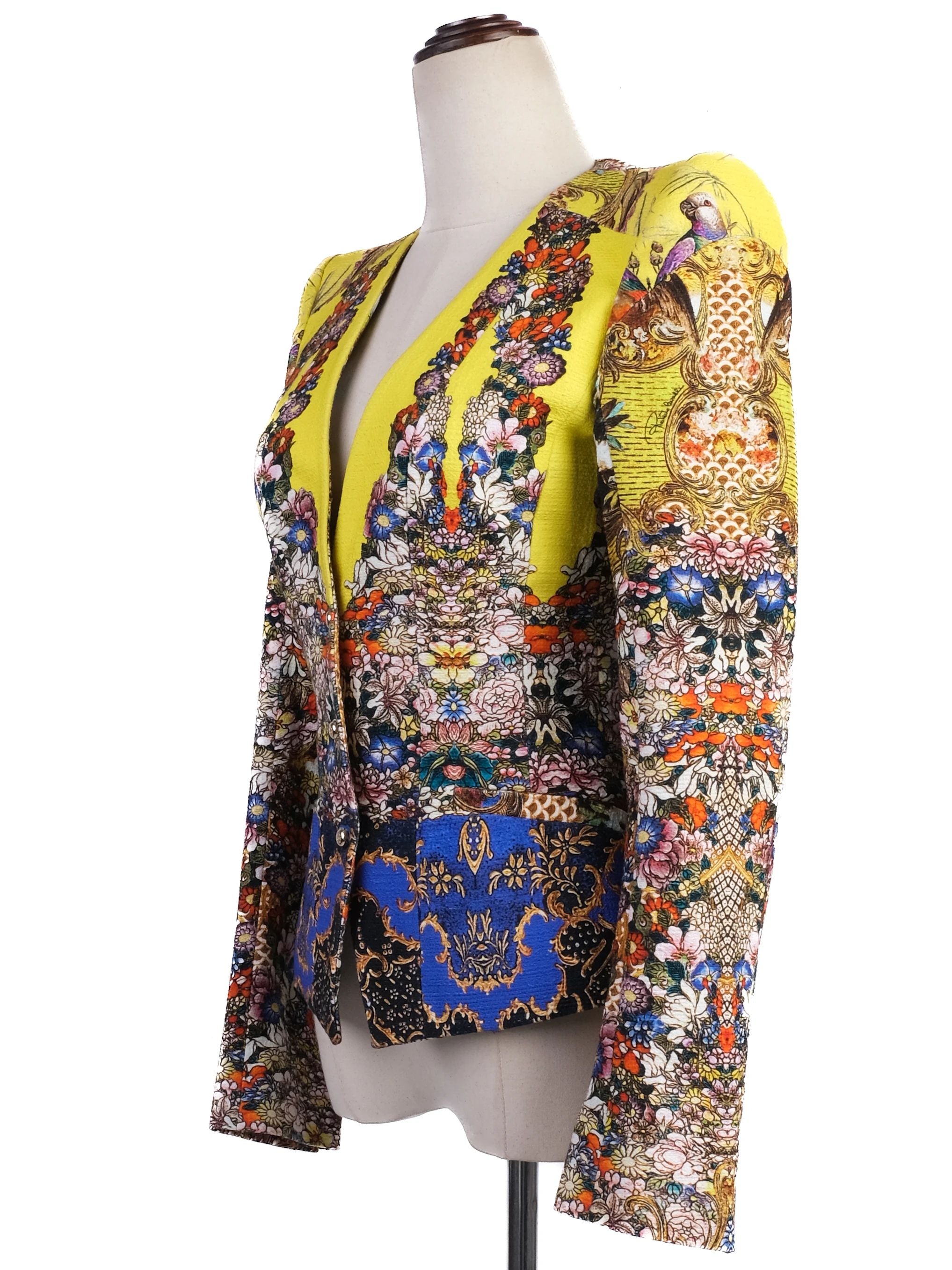 Excellent Roberto Cavalli Vibrant Blazer S Combined Colors
