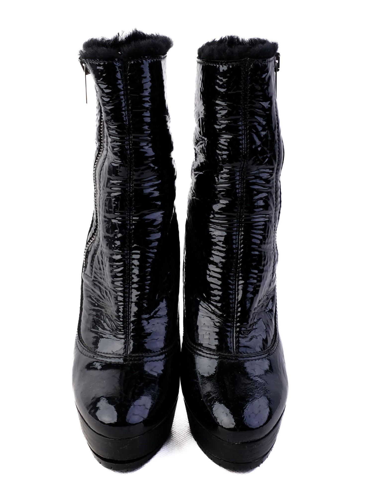 Excellent Jimmy Choo Black Leather Ankle Boots Size 36