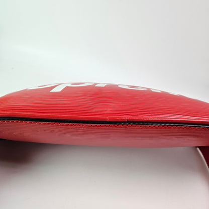 Louis Vuitton Supreme Red White Epi Bumbag