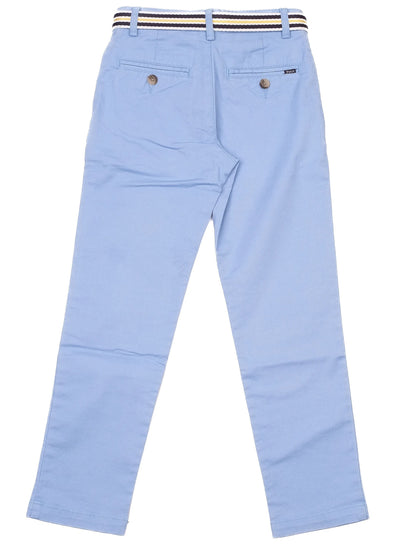 Good Polo Ralph Lauren Blue Cotton Pants for Kids, Size 7