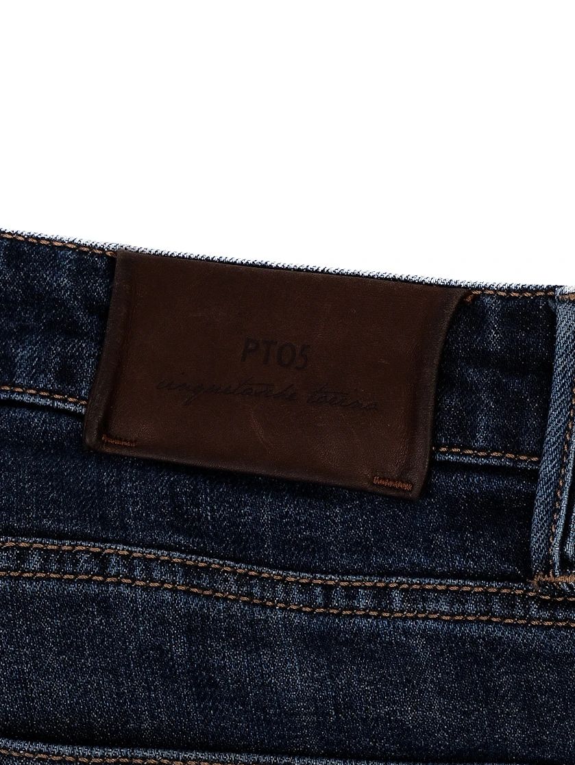 Excellent PT05 Dark Blue Cotton Jeans Size L for Men