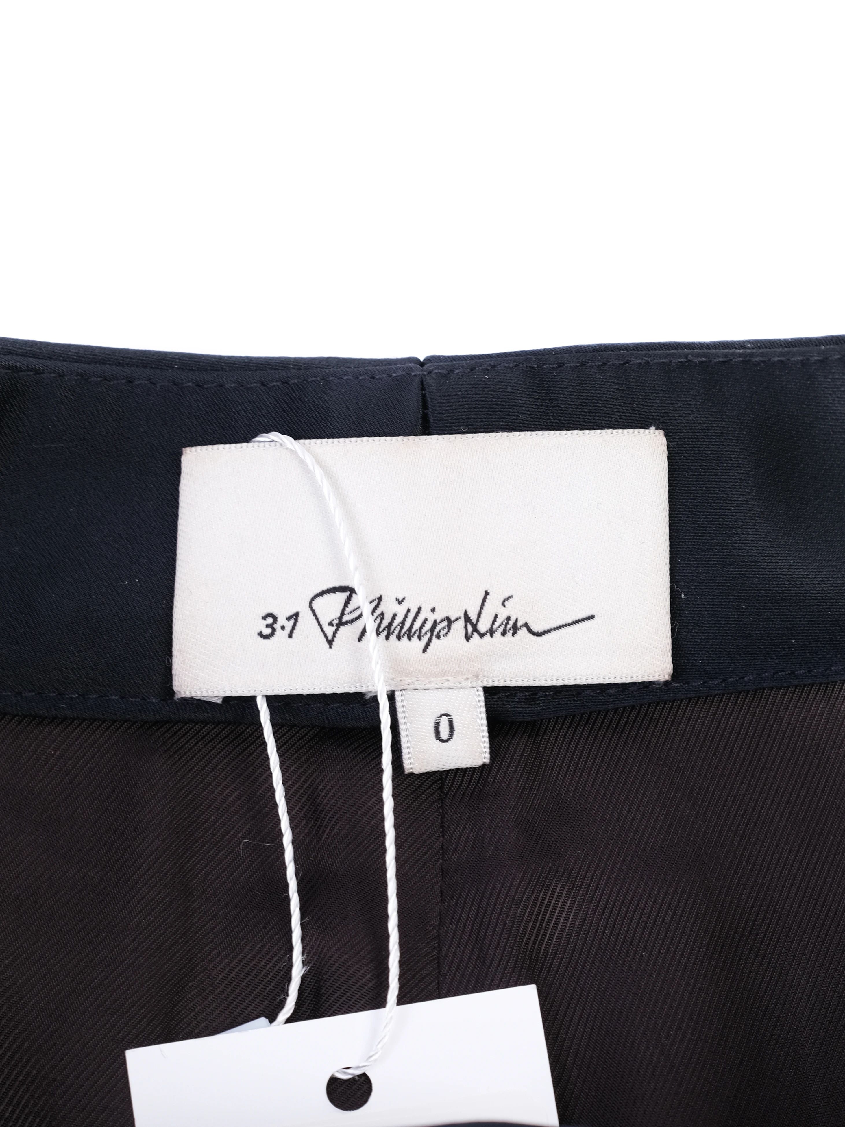 Excellent 3.1 Phillip Lim Black Wool Shorts Size XXS Women