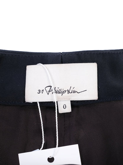 Excellent 3.1 Phillip Lim Black Wool Shorts Size XXS Women