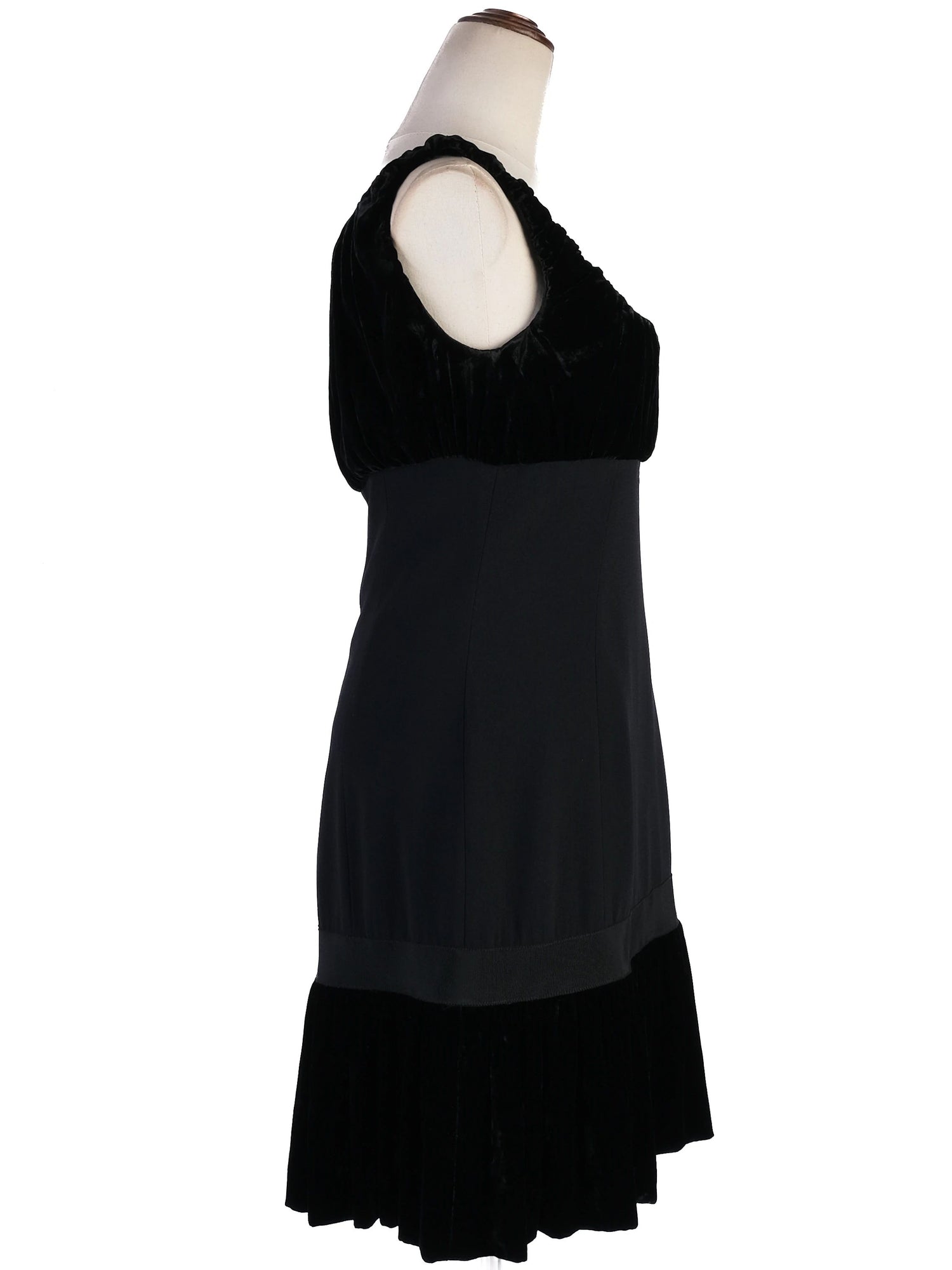 Moschino Black Sleeveless Dress Excellent Condition Viscose