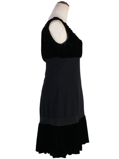 Moschino Black Sleeveless Dress Excellent Condition Viscose