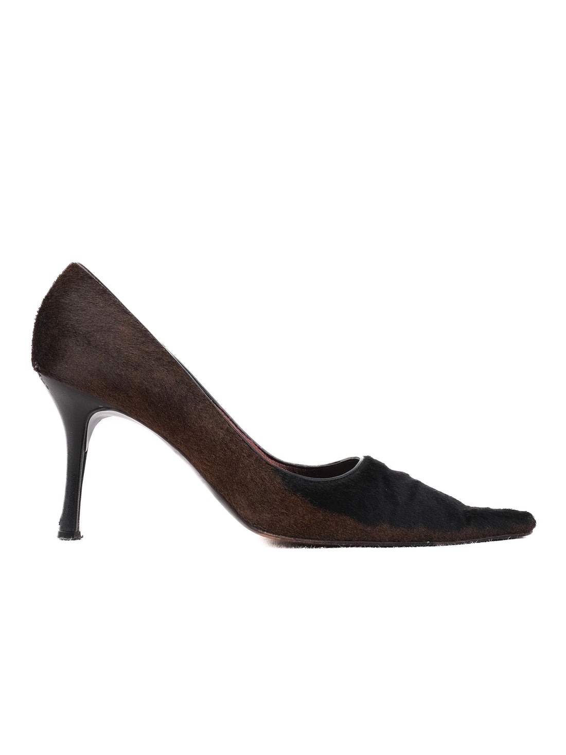 Excellent Vicini Orange Leather High-Heeled Shoes Size 38