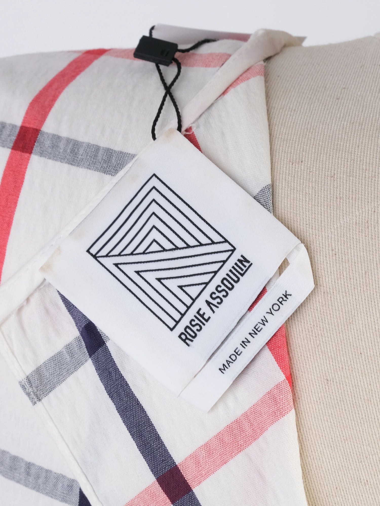 Excellent Rosie Assoulin WomenÕs L White Red Checkered Dress Size L