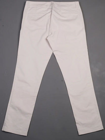 Excellent Sandro MenÕs White Polyurethane Pants XXL