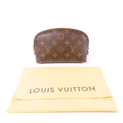 Louis Vuitton Monogram Cosmetic Pouch Pm Brown Brown Business Bag Clutch Bag M 47515