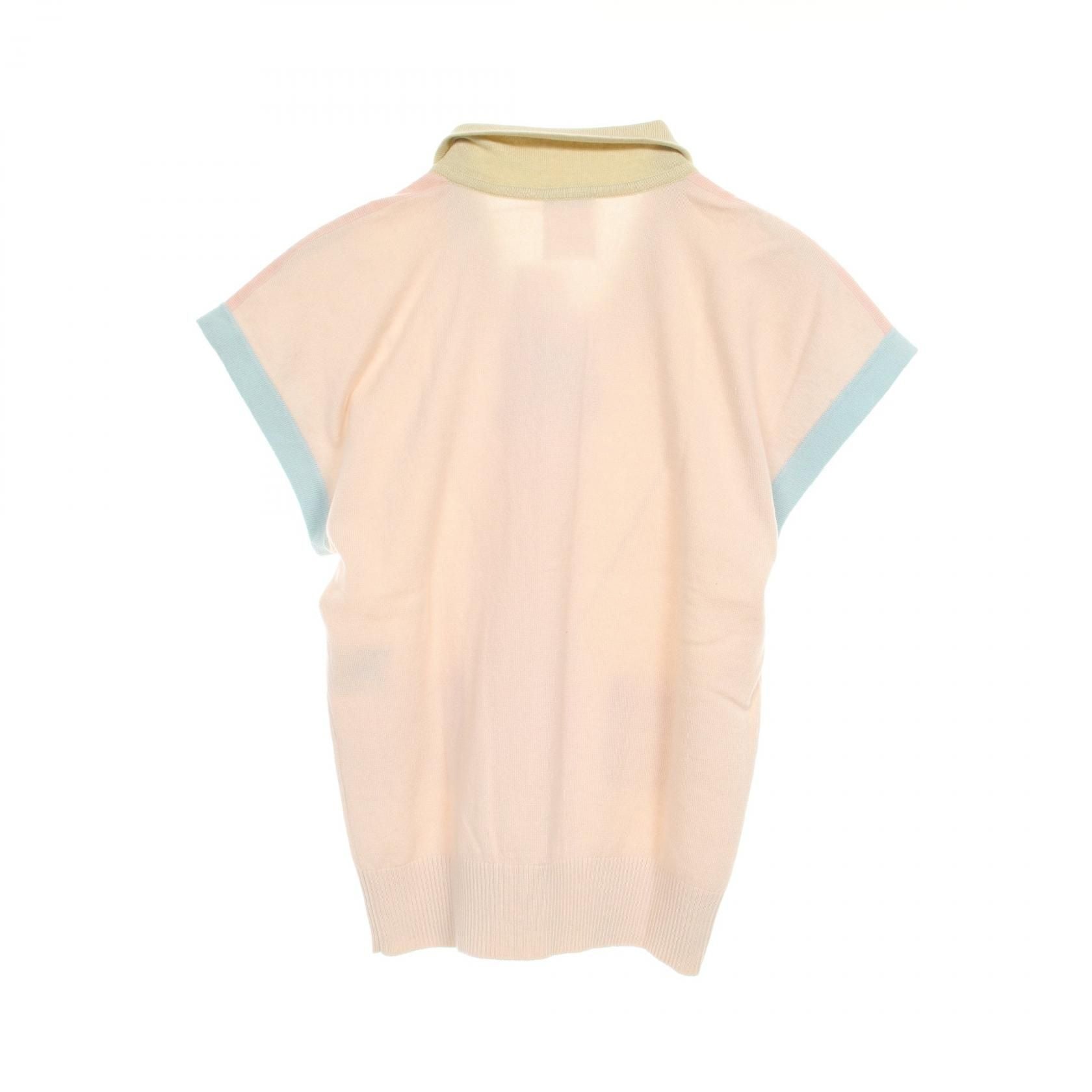 Chanel Pink Multicolor Coco Mark Button Knit Cashmere P 40309 K 02897