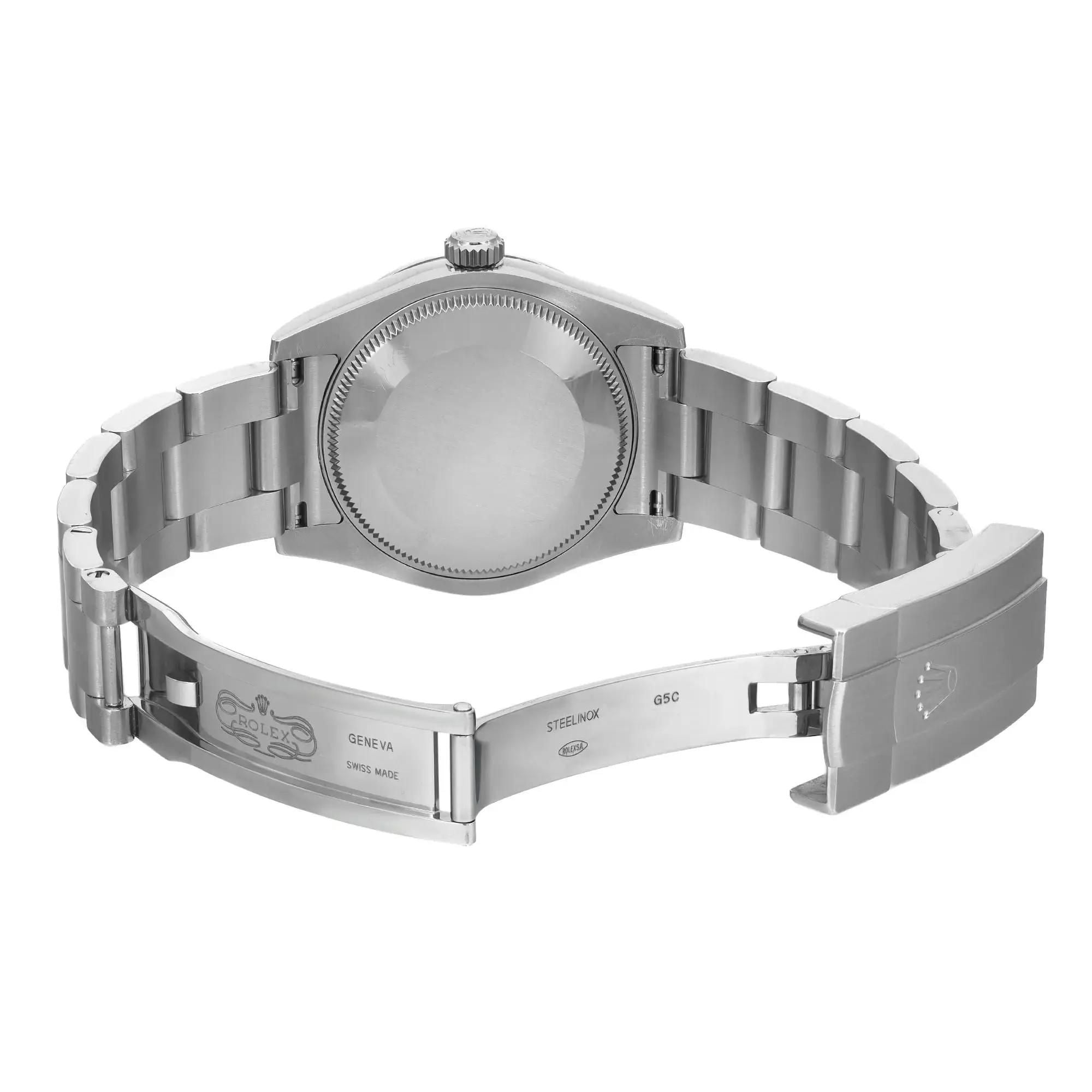Rolex Oyster Perpetual 31 Mm Steel White Roman Dial Automatic Watch 177200