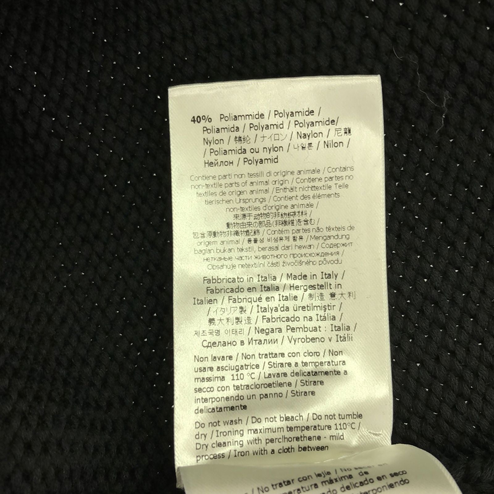 Fendi Sweater Black Cotton