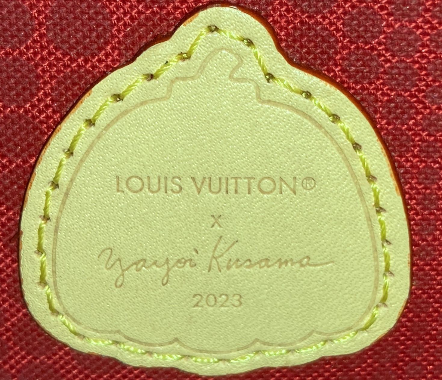 Louis Vuitton Onthego Tote Yayoi Kusama Painted Dots Monogram Canvas Pm