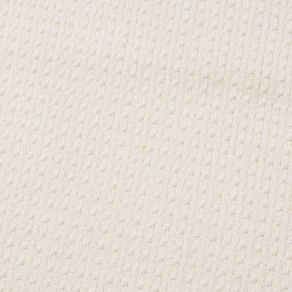 Chanel White Coco Mark Button Cardigan Cotton Silk P 40367