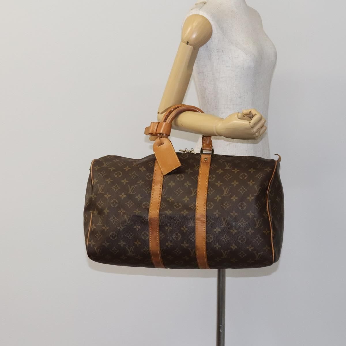 Louis Vuitton Monogram Keepall 45 Boston Bag M 41428 Lv Auth