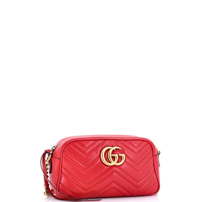 Gg Marmont Shoulder Bag Matelasse Leather Small
