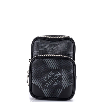 Louis Vuitton Amazone Sling Bag Limited Edition Damier Graphite 3D