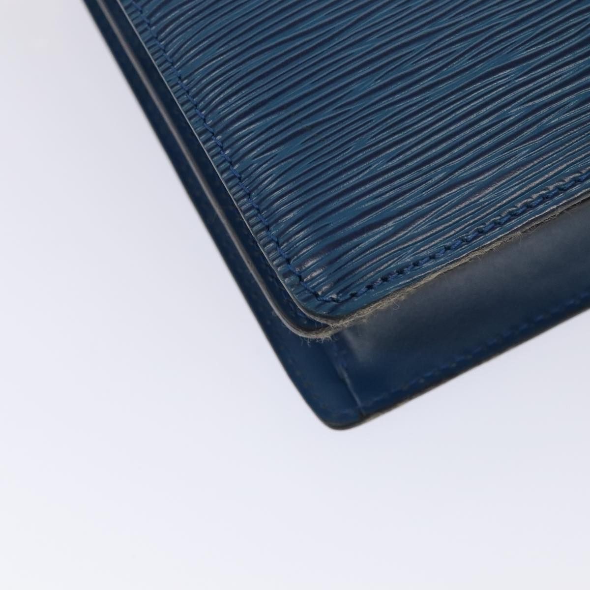 Louis Vuitton Epi Capuchin Shoulder Bag Blue M 52345 Lv Auth