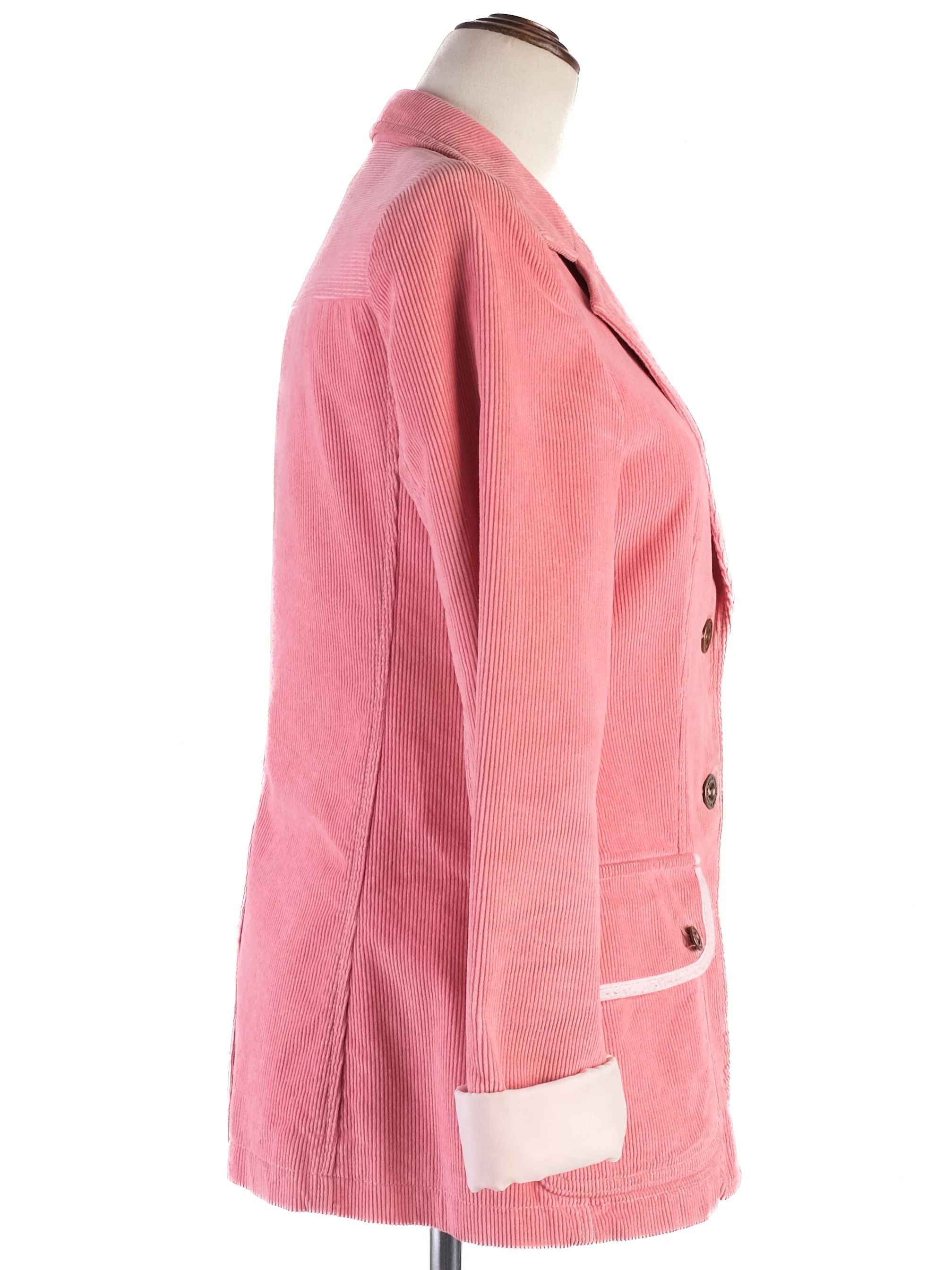 Excellent See by Chloe Pink Corduroy Blazer Size N/A