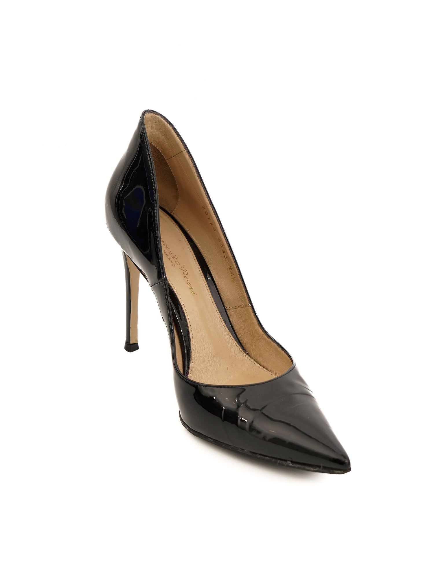 Gianvito Rossi Black Stiletto Heels 36.5 Excellent Condition