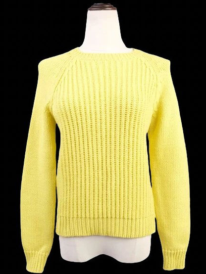Excellent Weekend MaxMara Yellow Wool Sweater Size XS Women