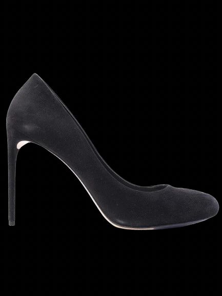 Excellent Miu Miu Black High-Heeled Stiletto Shoes Size 41.5 Leather