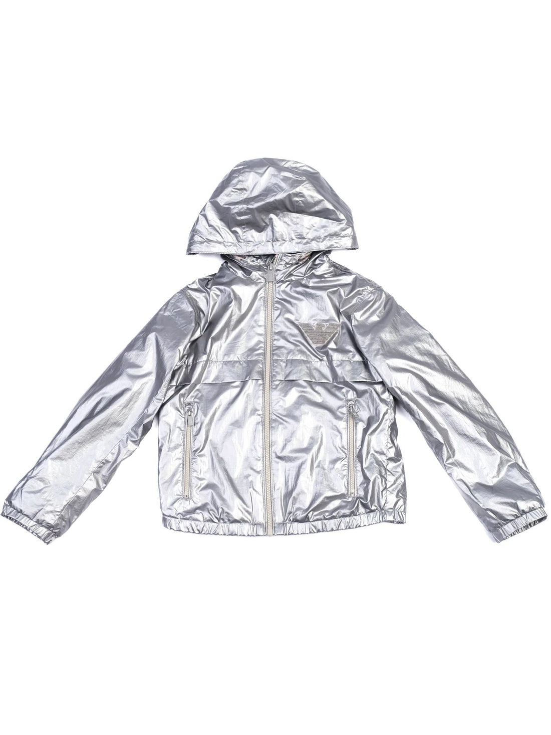 Excellent Emporio Armani Gray Hooded Jacket for Kids Size 6