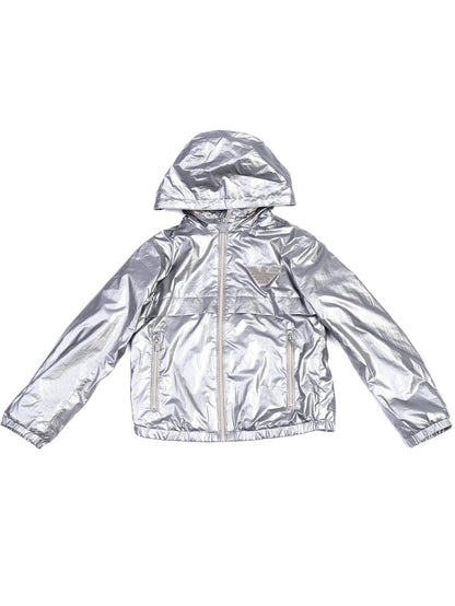 Excellent Emporio Armani Gray Hooded Jacket for Kids Size 6