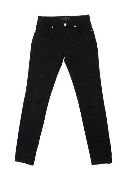 Excellent Dolce Gabbana Black Jeans with Gold Hardware