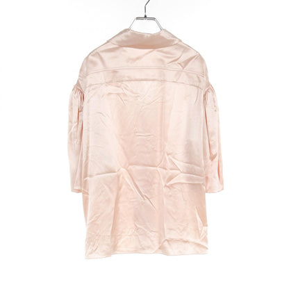 Fendi Blouse Pink Silk Fs 7350