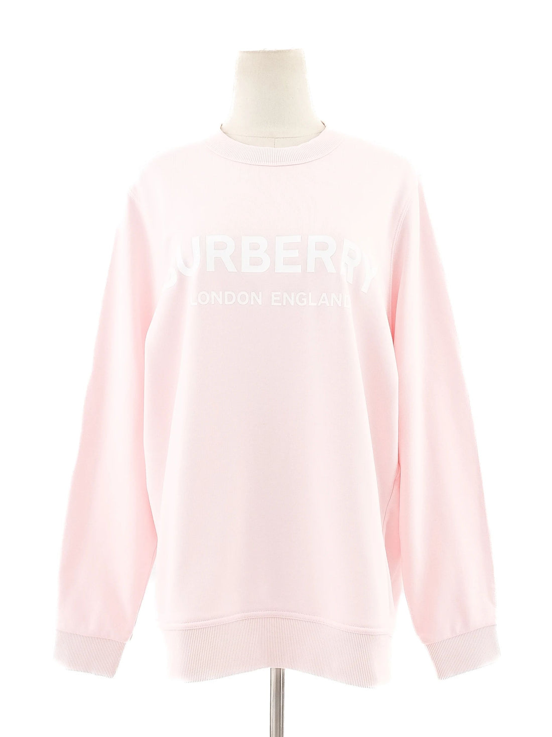Excellent Burberry Pink Cotton Sweatshirt Size XL Women