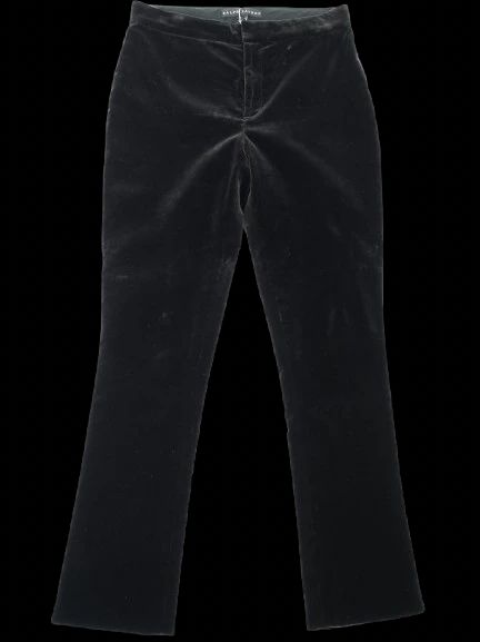 Excellent Ralph Lauren Green Velvet Pants Size 6 Made in Italy
