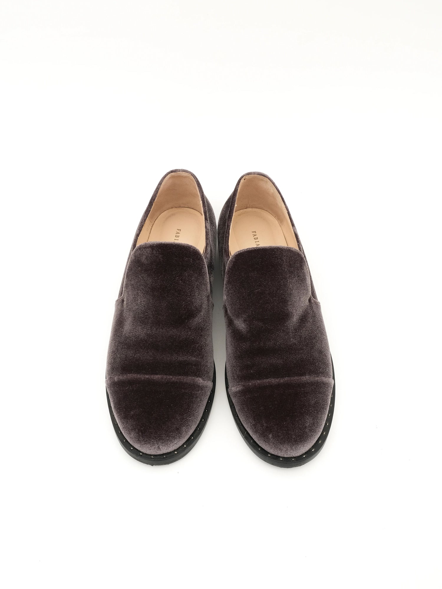 Excellent Fabiana Filippi Gray Genuine Suede Slip-On Shoes Size 36