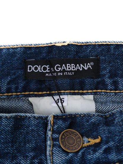 Excellent Dolce Gabbana Blue Denim Jeans Men Size N/A
