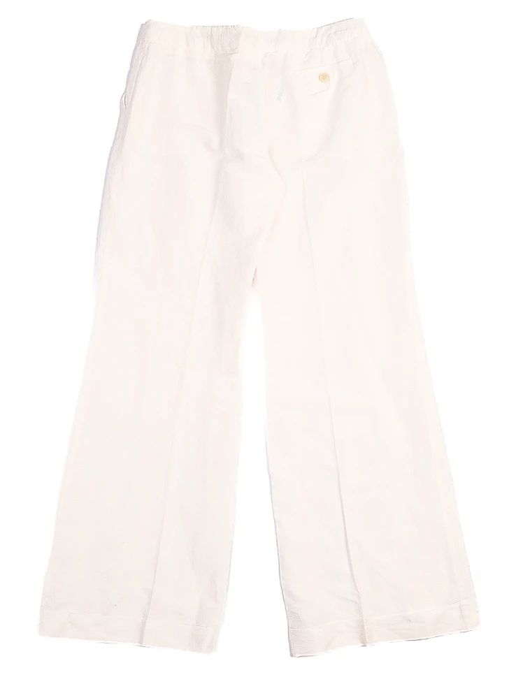 Excellent Emporio Armani White Cotton Pants for Women