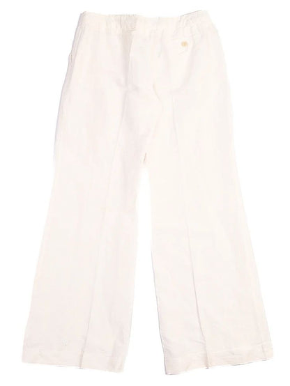 Excellent Emporio Armani White Cotton Pants for Women