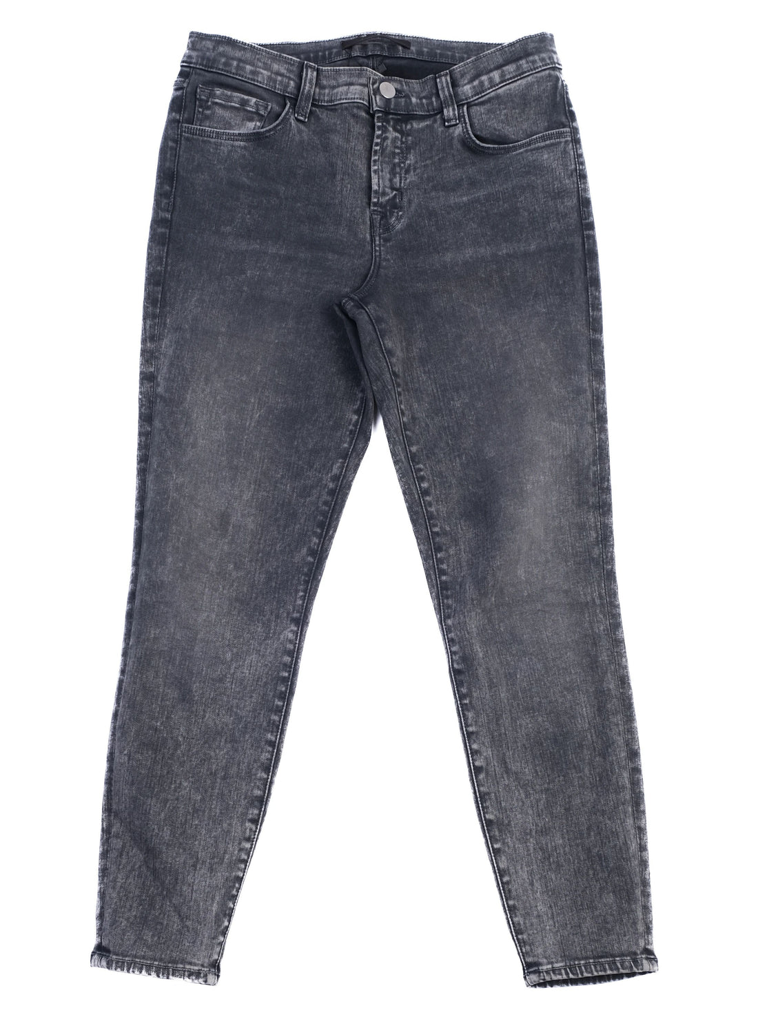 Excellent J Brand Gray Denim Jeans Size S Distressed Look