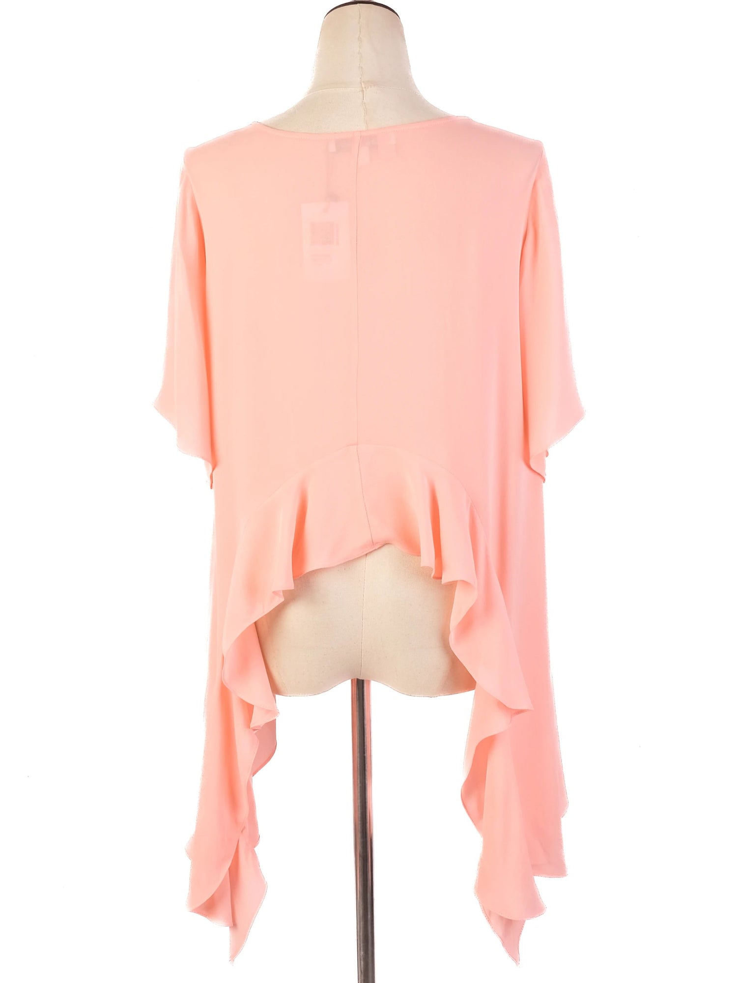 Excellent Elizabeth and James Pink Silk Blouse Size M