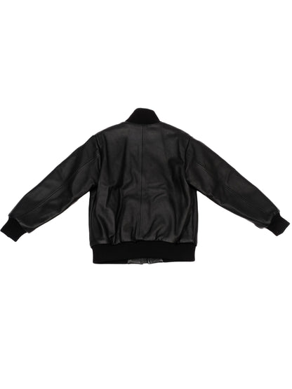 Perfect Dolce Gabbana Black Leather Jacket for Kids Size 6