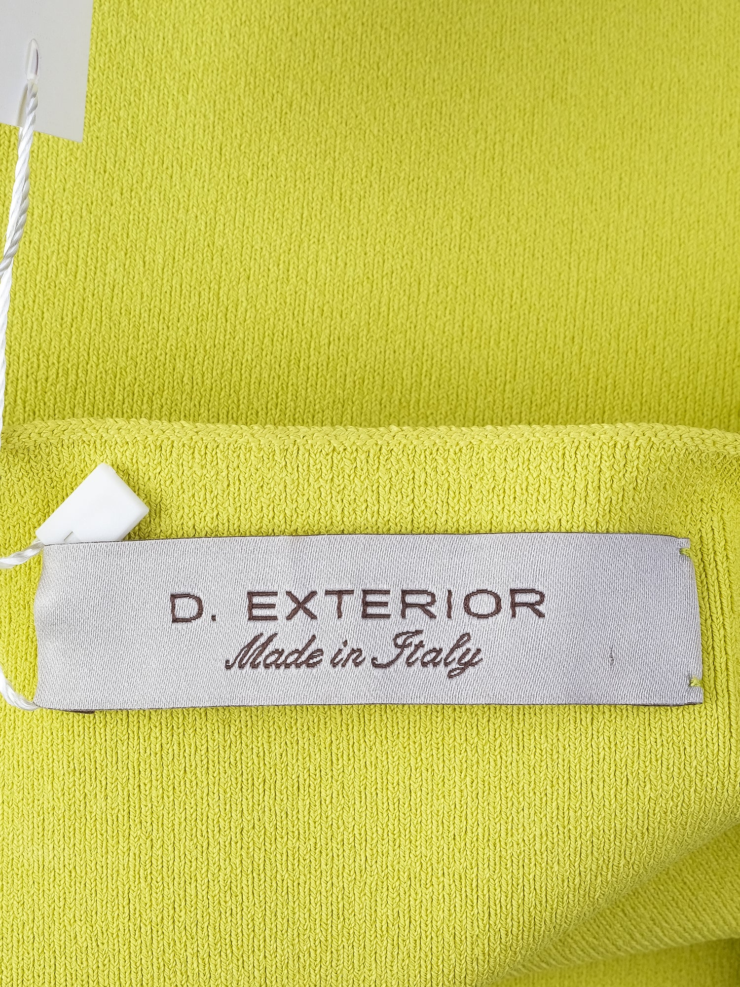 Excellent D.Exterior Green V-Neck Sleeveless Dress Size S