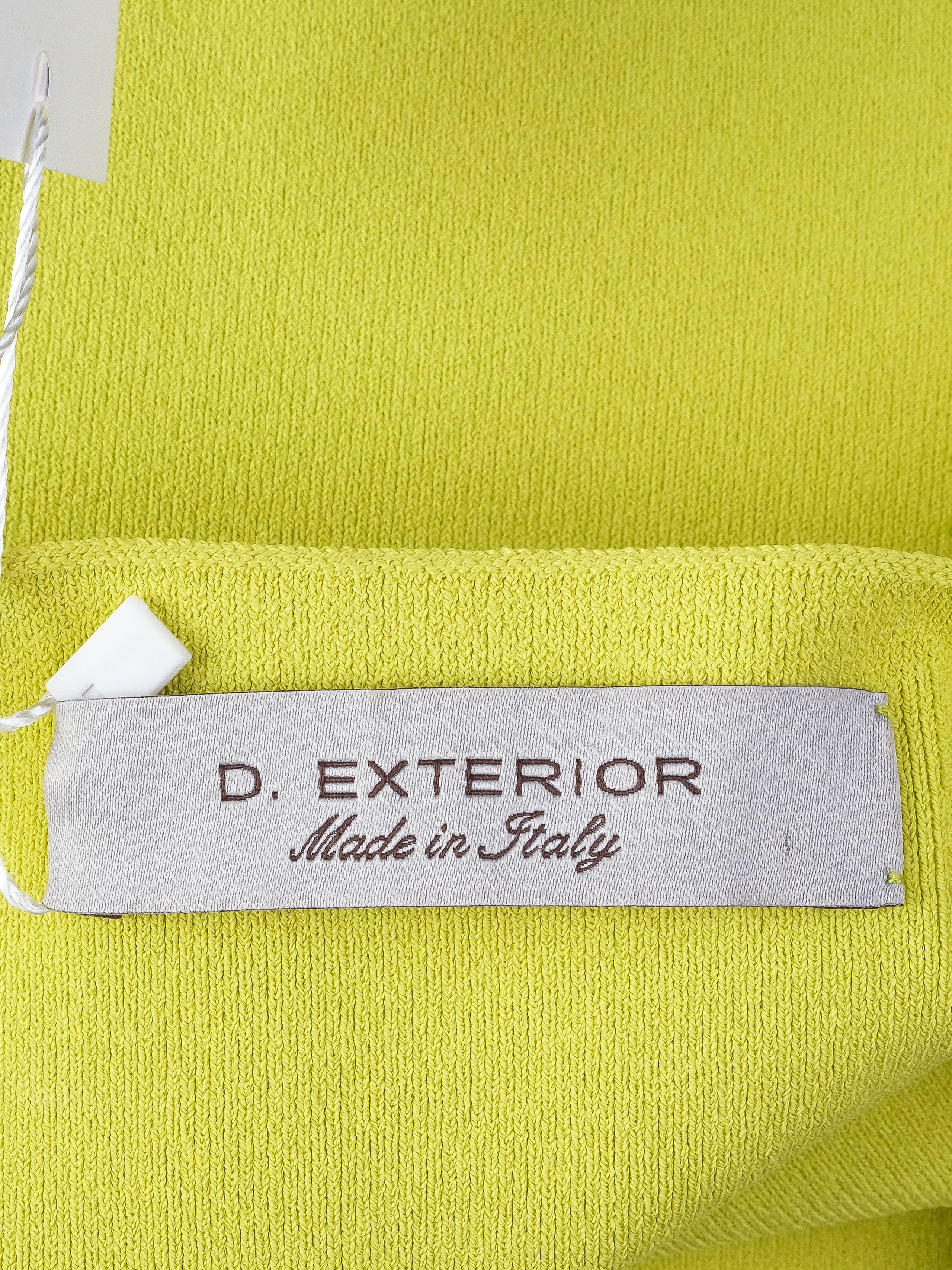 Excellent D.Exterior Green V-Neck Sleeveless Dress Size S