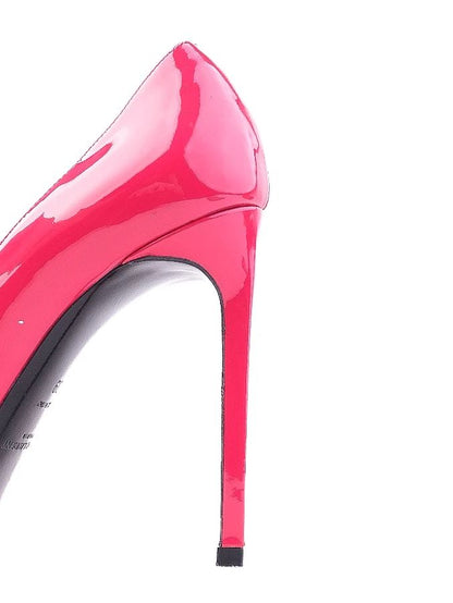 Excellent Saint Laurent Pink High-Heeled Peep-Toe Shoes Size 39