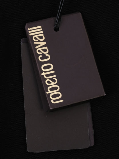 NEW Roberto Cavalli Black Elastane Jeans Size M