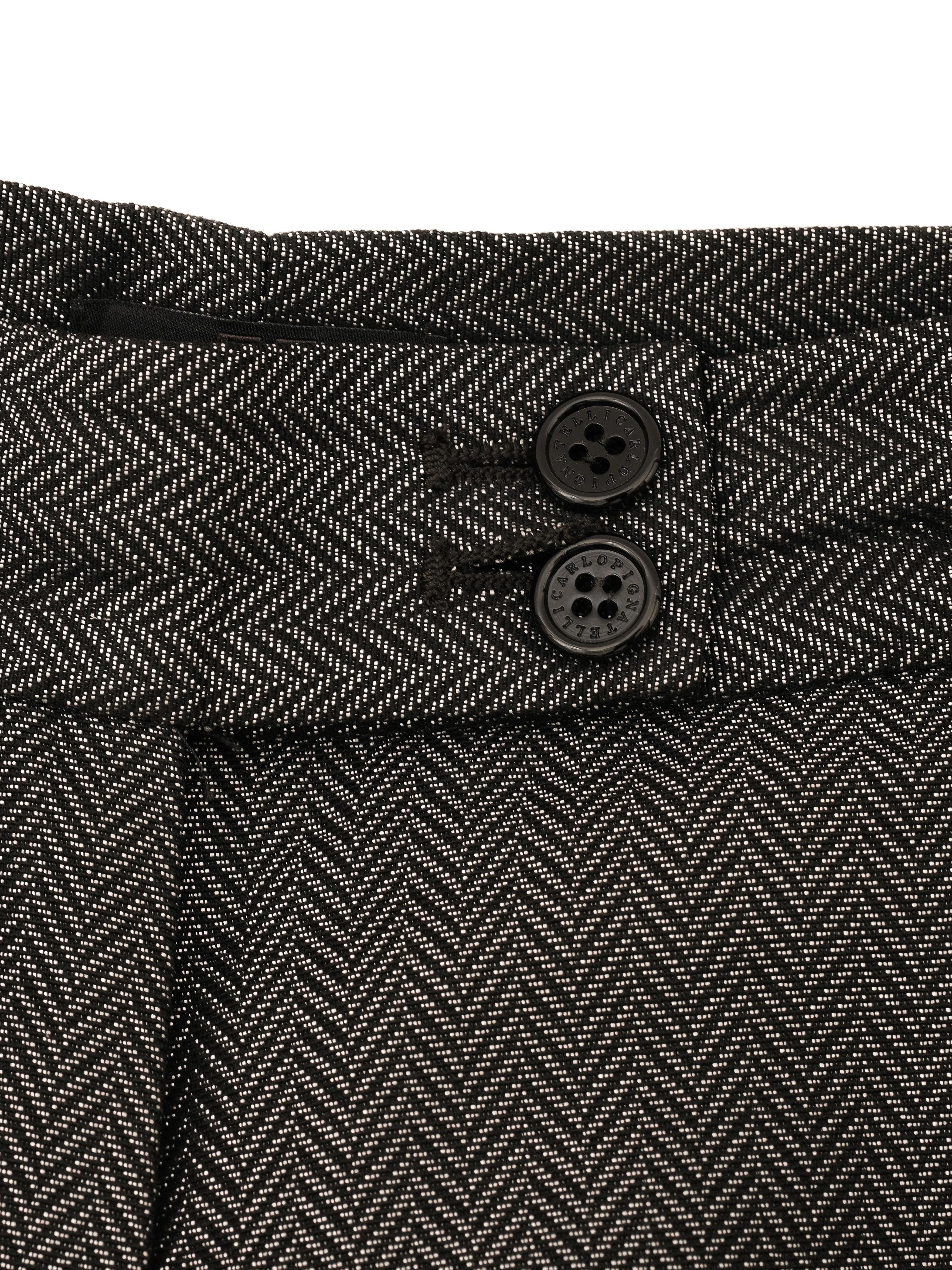 Excellent Carlo Pignatelli Gray Wool Blazer Size L Women&