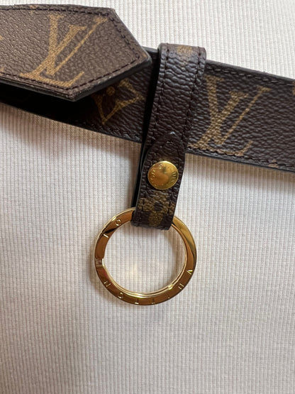 Louis Vuitton Daily Multi Pocket Belt Wide 90 ,Monogram MPO