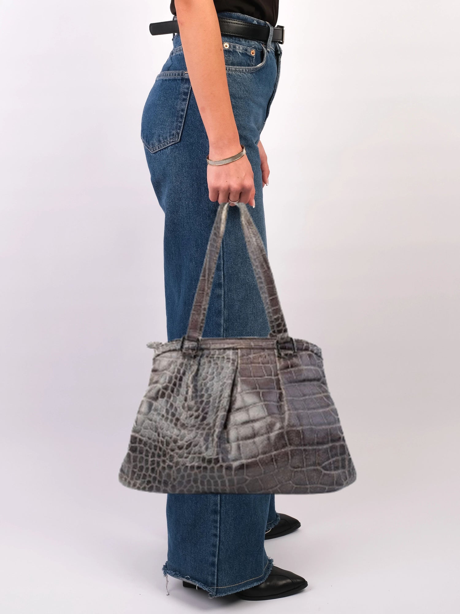 Coccinelle Excellent Condition Dark Brown Leather Handbag