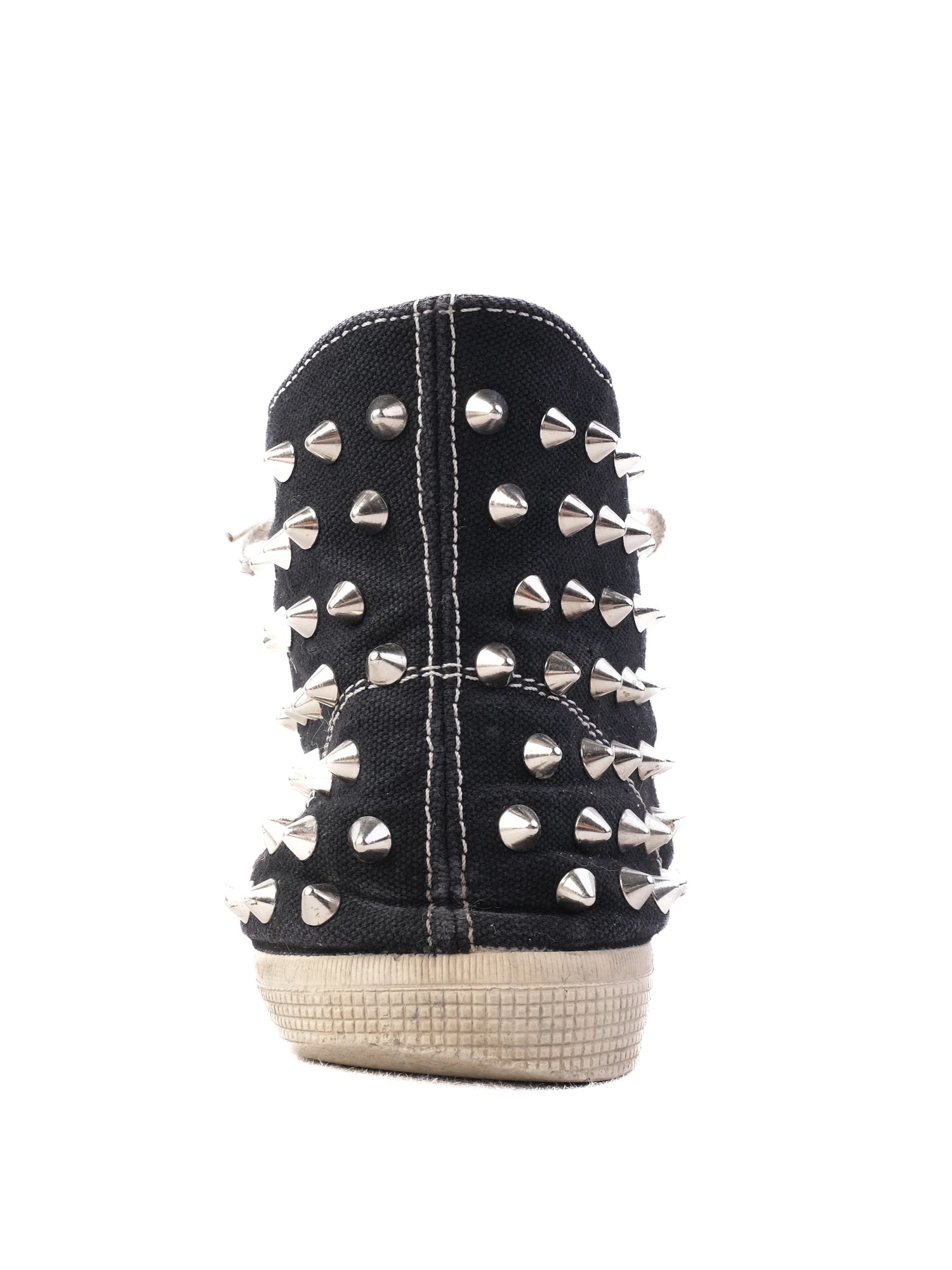 Good Gienchi Black Studded High-Top Sneakers Size 41 Men