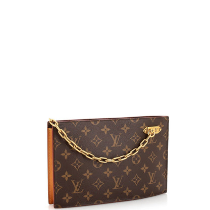Louis Vuitton Legacy Chain Clutch Monogram Canvas