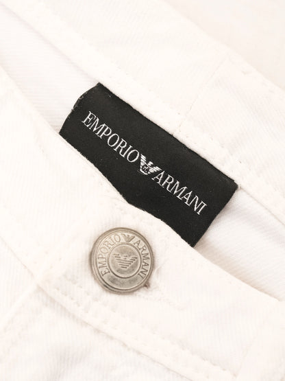 Excellent Emporio Armani Distressed White Jeans for Kids Size S